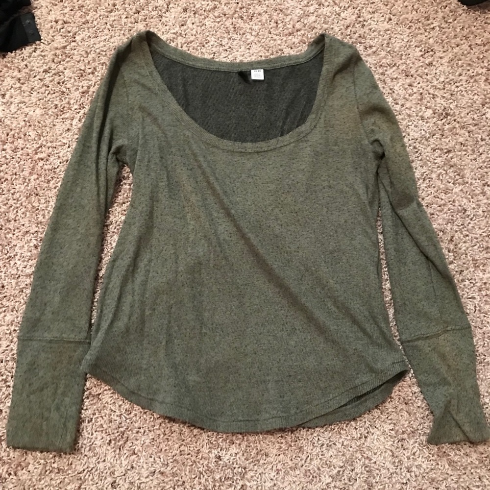 Green urban outfitters long sleeve